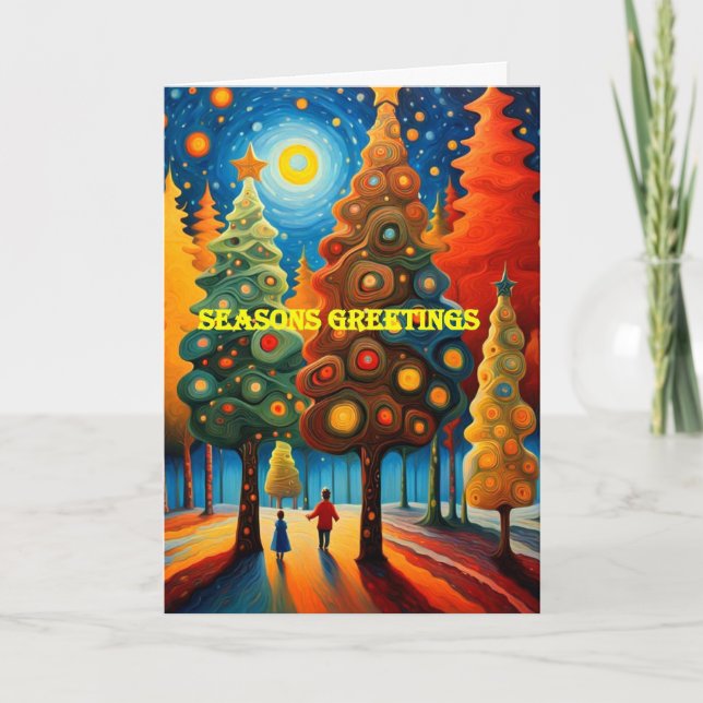 Weihnachtskarte 116 einladung (Vorderseite)