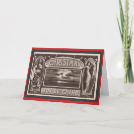 Weihnachtskarte 1890 feiertagskarte
