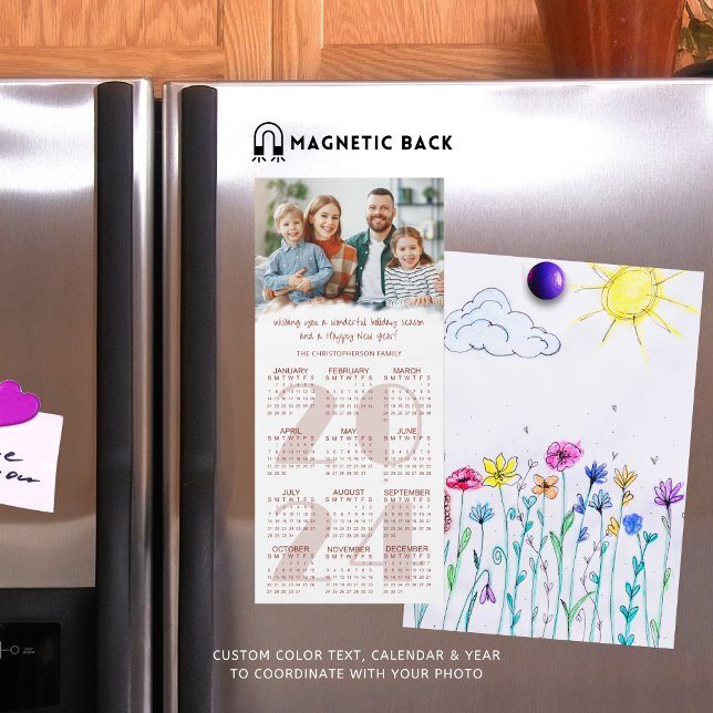 Weihnachtskarte 2024 Foto für Kalender Magnetkarte (Von Creator hochgeladen)