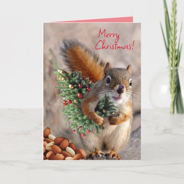 Weihnachtskarte 5 x 7" Mr. Bickles Karte (Vorderseite)