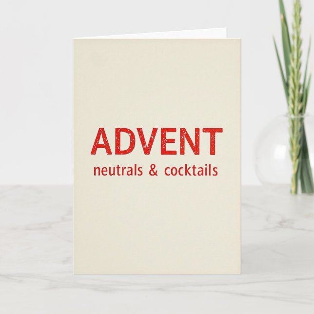 Weihnachtskarte Advent in Not Karte (Vorderseite)