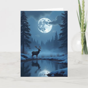 Weihnachtskarte 'Ätherische Nacht' Karte
