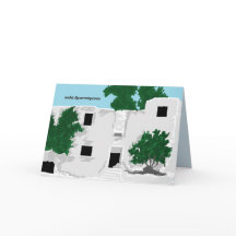 Weihnachtskarte auf Griechisch