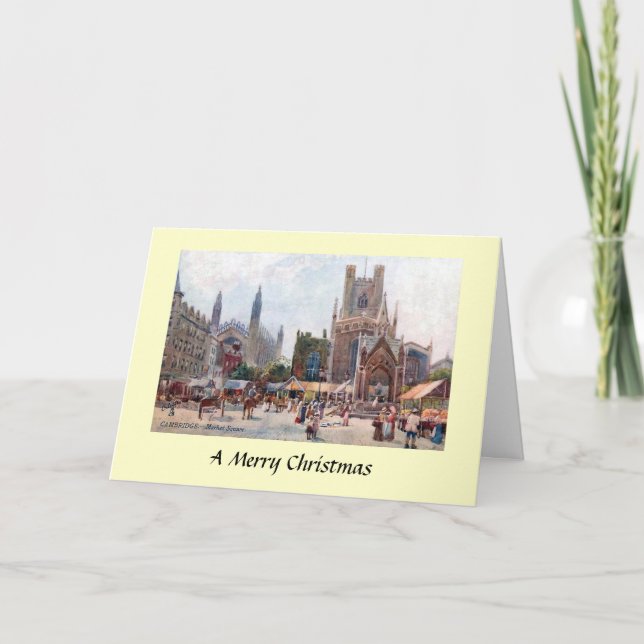 Weihnachtskarte - Cambridge Feiertagskarte (Vorderseite)