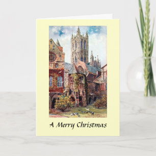 Weihnachtskarte - Canterbury Kathedrale Feiertagskarte