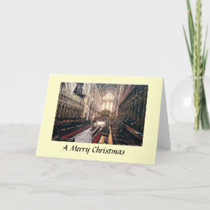 Weihnachtskarte - Chor, Ely Cathedral Feiertagskarte