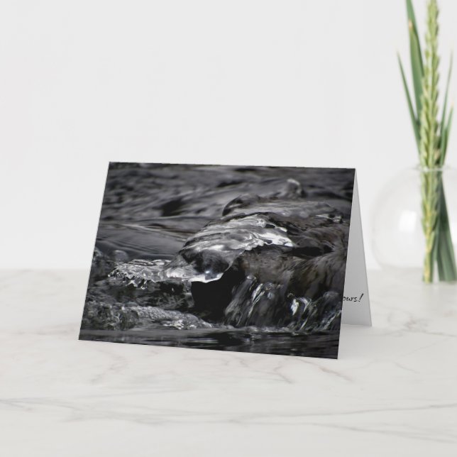Weihnachtskarte "Crystal Cave" Karte (Vorderseite)