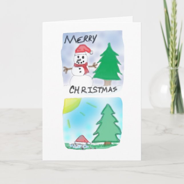 Weihnachtskarte: D Feiertagskarte (Vorderseite)