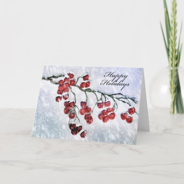 Weihnachtskarte Dankeskarte (Vorderseite)