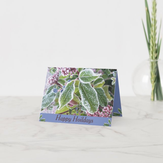 Weihnachtskarte Dankeskarte (Vorderseite)