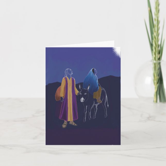 Weihnachtskarte Dankeskarte (Vorderseite)