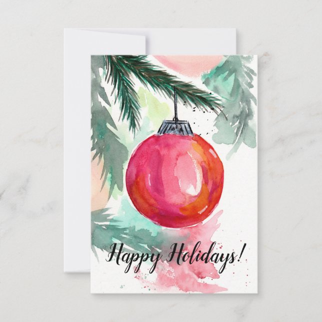 Weihnachtskarte Dankeskarte (Vorderseite)