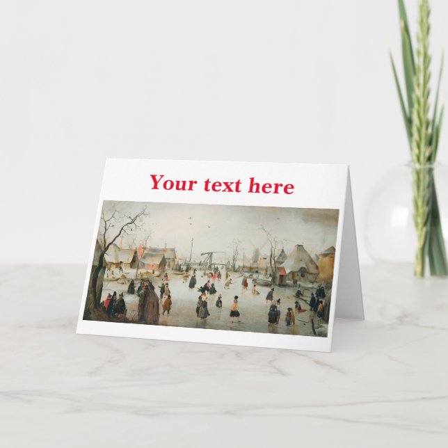 Weihnachtskarte Dankeskarte (Vorderseite)