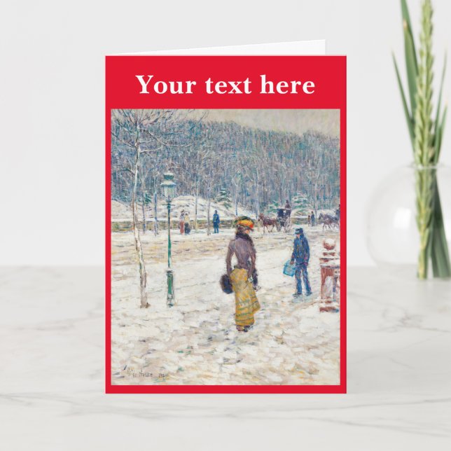 Weihnachtskarte Dankeskarte (Vorderseite)