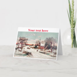 Weihnachtskarte Dankeskarte