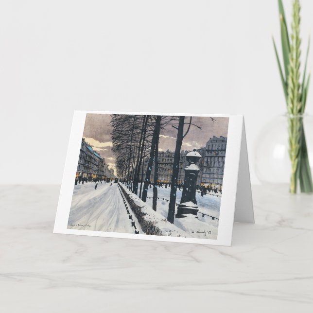 Weihnachtskarte Dankeskarte (Vorderseite)