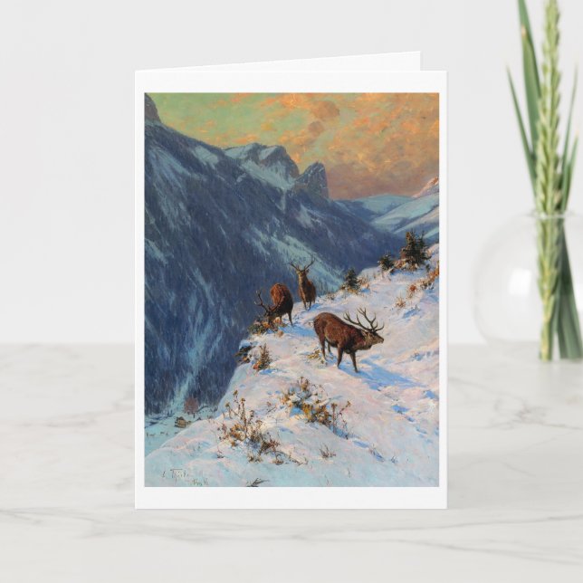 Weihnachtskarte Dankeskarte (Vorderseite)