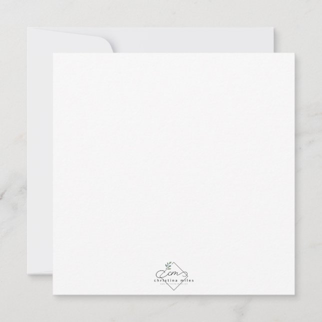 Weihnachtskarte: Der Drachenbezwinger Weihnachtsma Feiertagskarte (Rückseite)