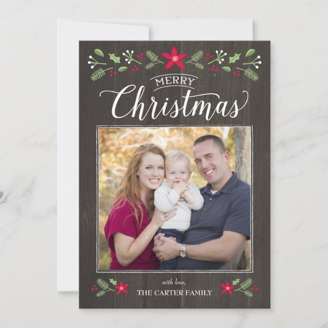 Weihnachtskarte der Folkflora Feiertagskarte (Vorderseite)