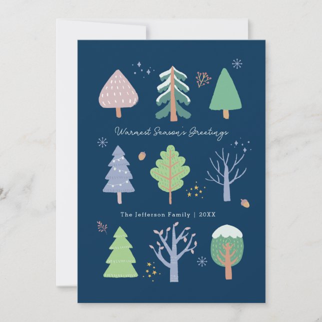 Weihnachtskarte der Jahreszeit Einladung (Vorderseite)