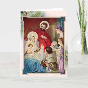 Weihnachtskarte der Religionen Feiertagskarte
