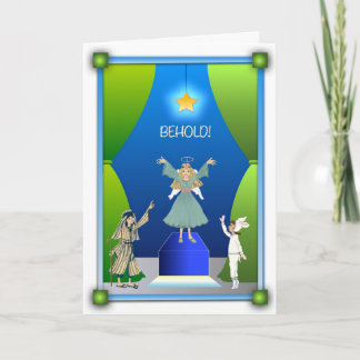 Weihnachtskarte: Der Weihnachtsfestzug Feiertagskarte