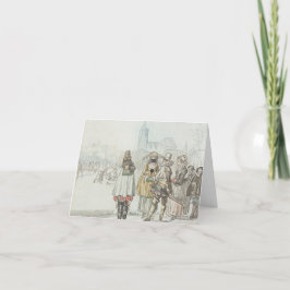 Weihnachtskarte Der WINTER KING (1766) Feiertagskarte