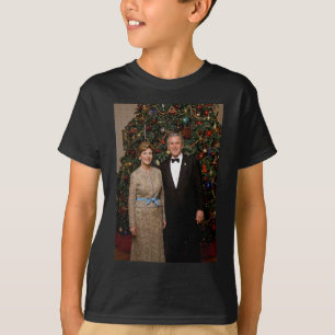 Weihnachtskarte des amerikanischen Präsidenten Geo T-Shirt