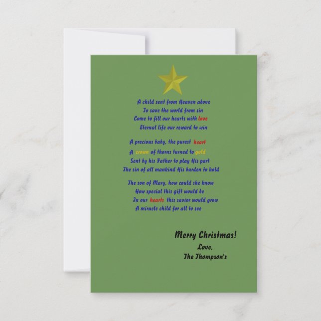 Weihnachtskarte des Himmels Einladung (Vorderseite)