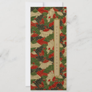 Weihnachtskarte des japanischen Origami Karte