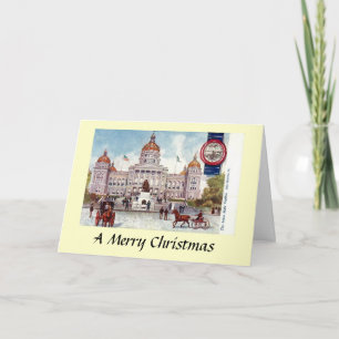 Weihnachtskarte - Des Moines, Iowa, USA Feiertagskarte