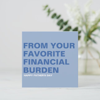 Weihnachtskarte des Vaters Feiertagskarte