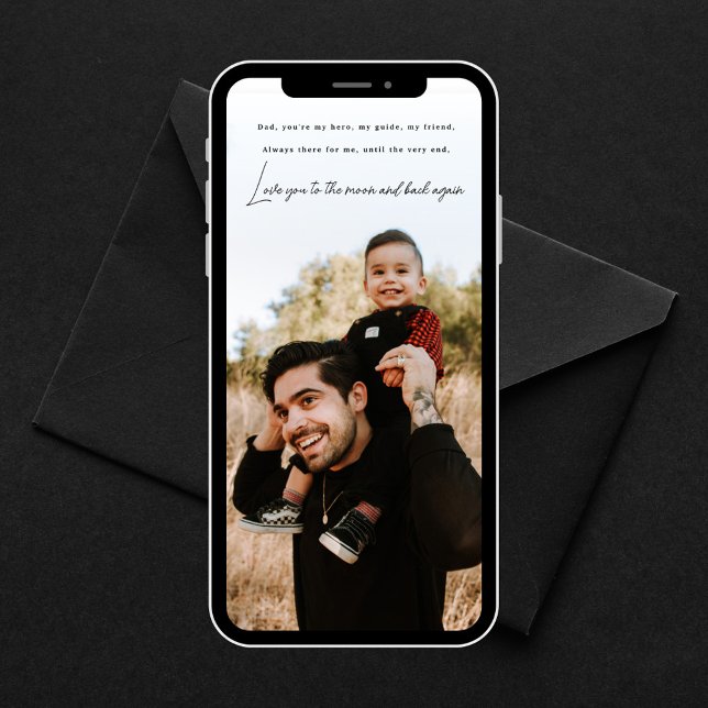 Weihnachtskarte des Vaters Feiertagskarte (Von Creator hochgeladen)