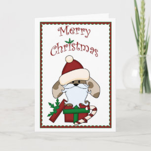 Weihnachtskarte des Weihnachtsmannes Feiertagskarte