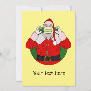 Weihnachtskarte des Weihnachtsmanns Einladung