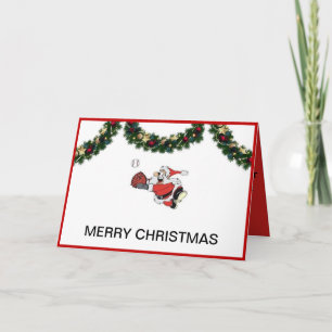 Weihnachtskarte des Weihnachtsmanns Feiertagskarte