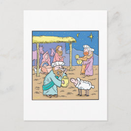 Weihnachtskarte die drei klugen Könige Feiertagspostkarte