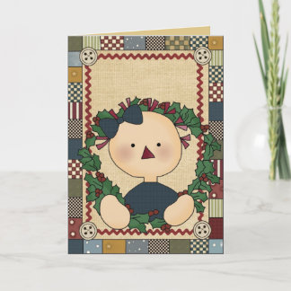 Weihnachtskarte: Einfache Freuden Annie Feiertagskarte
