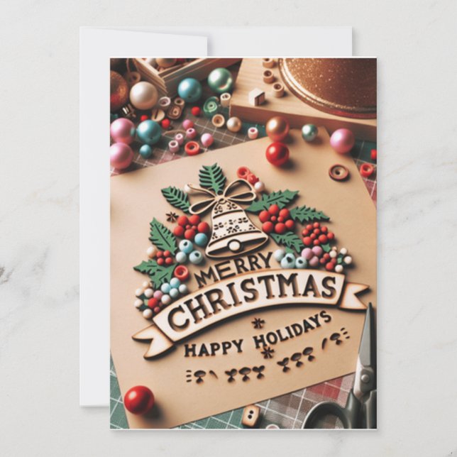 Weihnachtskarte Einladung (Vorderseite)