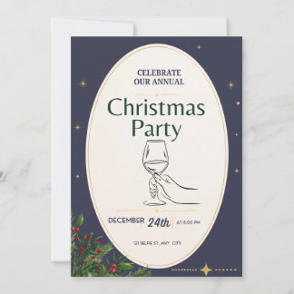 Weihnachtskarte Einladung