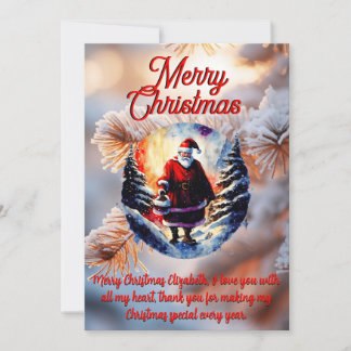 Weihnachtskarte Einladung