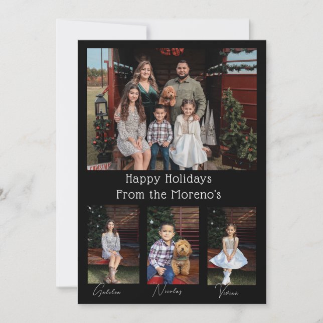 Weihnachtskarte Einladung (Vorderseite)