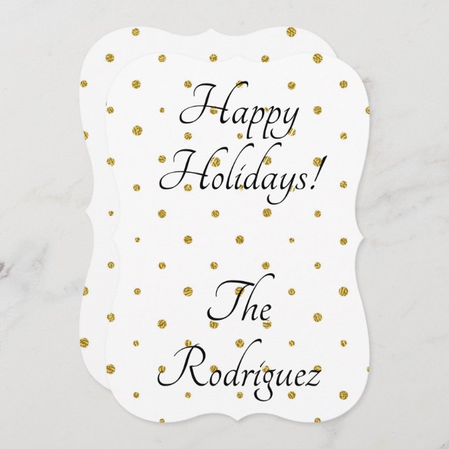 Weihnachtskarte Einladung (Vorne/Hinten)