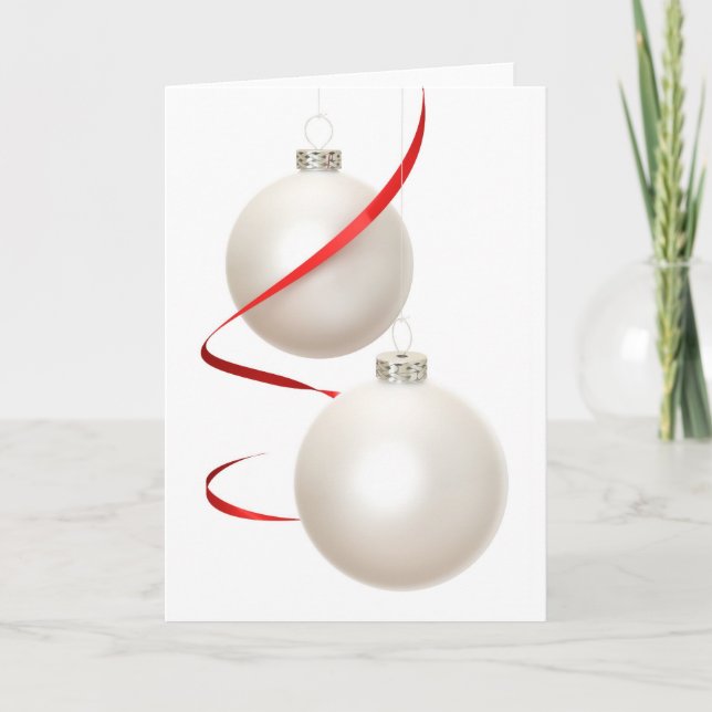 Weihnachtskarte Feiertagskarte (Vorderseite)