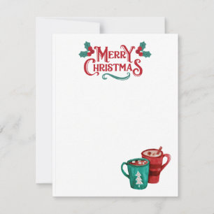 Weihnachtskarte Feiertagskarte