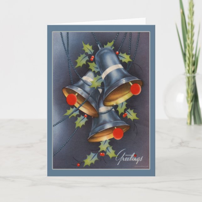 Weihnachtskarte Feiertagskarte (Vorderseite)
