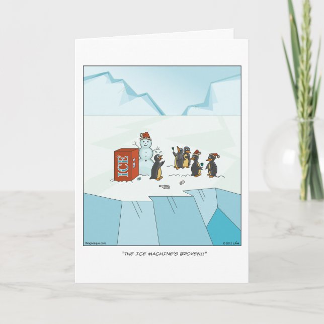 Weihnachtskarte Feiertagskarte (Vorderseite)