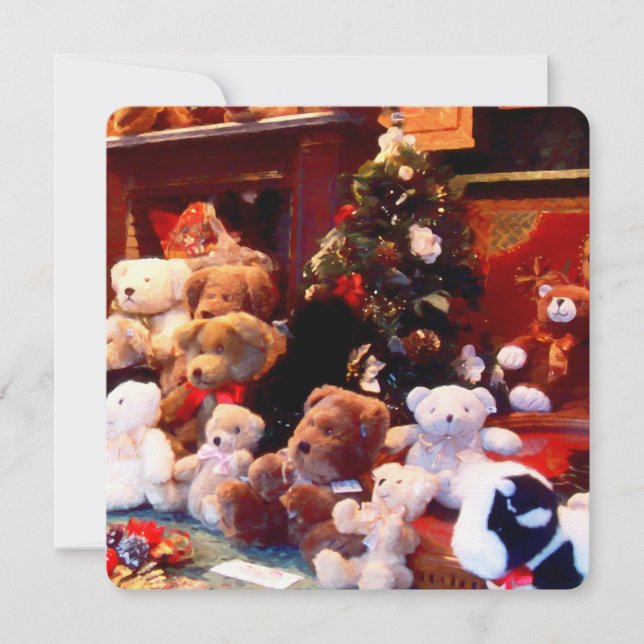 Weihnachtskarte Feiertagskarte (Vorderseite)