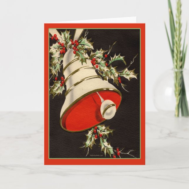 Weihnachtskarte Feiertagskarte (Vorderseite)