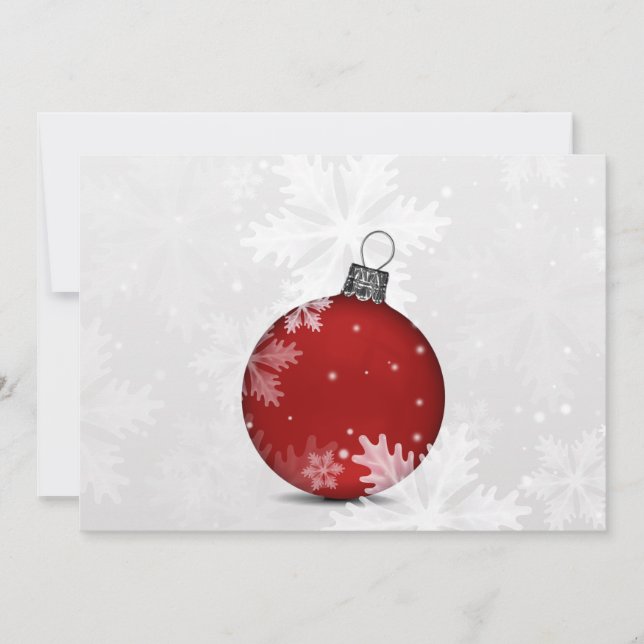 Weihnachtskarte Feiertagskarte (Vorderseite)